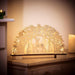 LED Reindeer Snowflake Wooden Christmas Ornament - Homeware - Bumbletree - Bumbletree