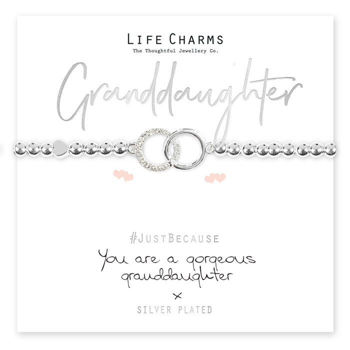 Life Charms Gorgeous Granddaughter Bracelet - Jewellery - Life Charms - Bumbletree