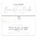 Life Charms Beautiful Bride Bracelet - Jewellery - Life Charms - Bumbletree