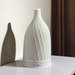 White Ribbed Design Aroma Diffuser with Colour-Changing LED - Home Fragrance - Bumbletree - Bumbletree