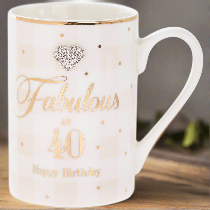 40th Birthday Mad Dots Mug - Gifts - Bumbletree - Bumbletree