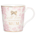 'Fabulous Mum' Floral Fine China Mug - Gifts - Bumbletree - Bumbletree
