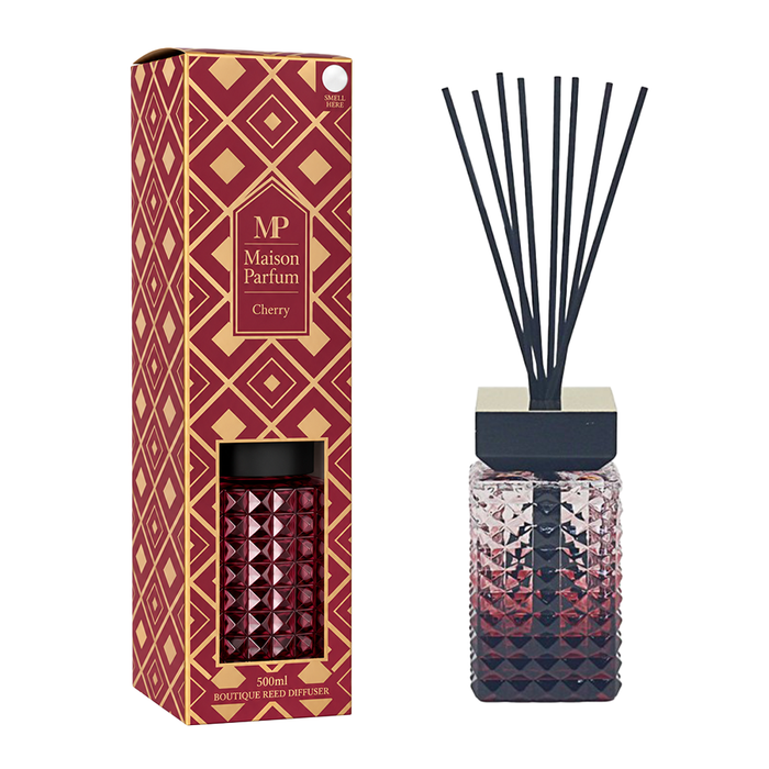 Maison Parfum Cherry Luxury Reed Diffuser: 500ml - Inspired By Tom Ford Lost Cherry
