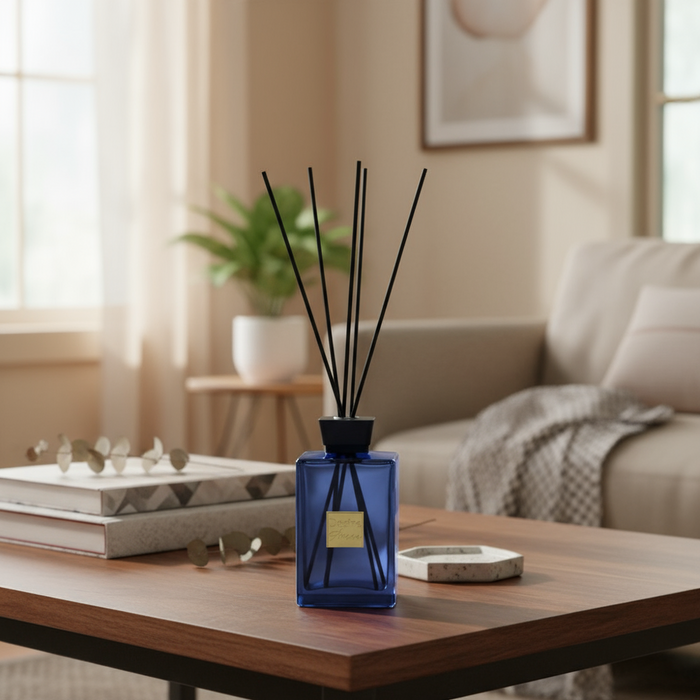 Desire Azure Luxury Reed Diffuser Inspired By Bleu De - 1000ml - Home Fragrance - Bumbletree - Bumbletree