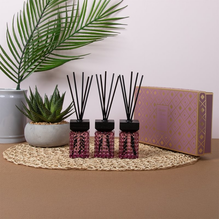 Desire Oud & Bergamot Luxury Reed Diffuser Gift Set - 3 x 50ml