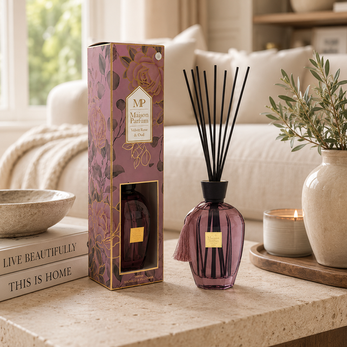 Desire Velvet Rose & Oud Luxury Reed Diffuser - 800ml