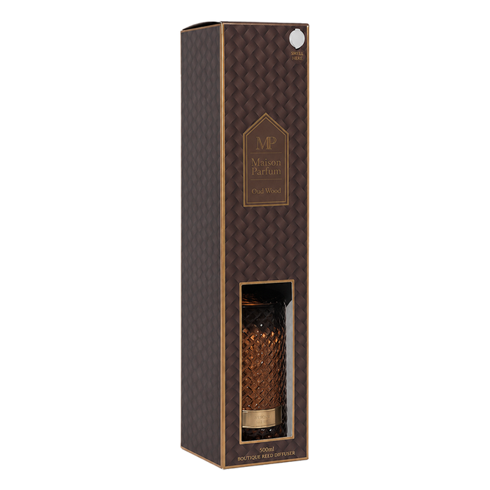 Maison Parfum Oud Wood Luxury Reed Diffuser - 500ml