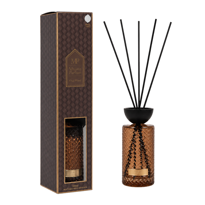 Maison Parfum Oud Wood Luxury Reed Diffuser - 500ml