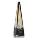 Silver Holographic Pyramid Christmas LED Lamp – 45cm - Homeware - Bumbletree - Bumbletree