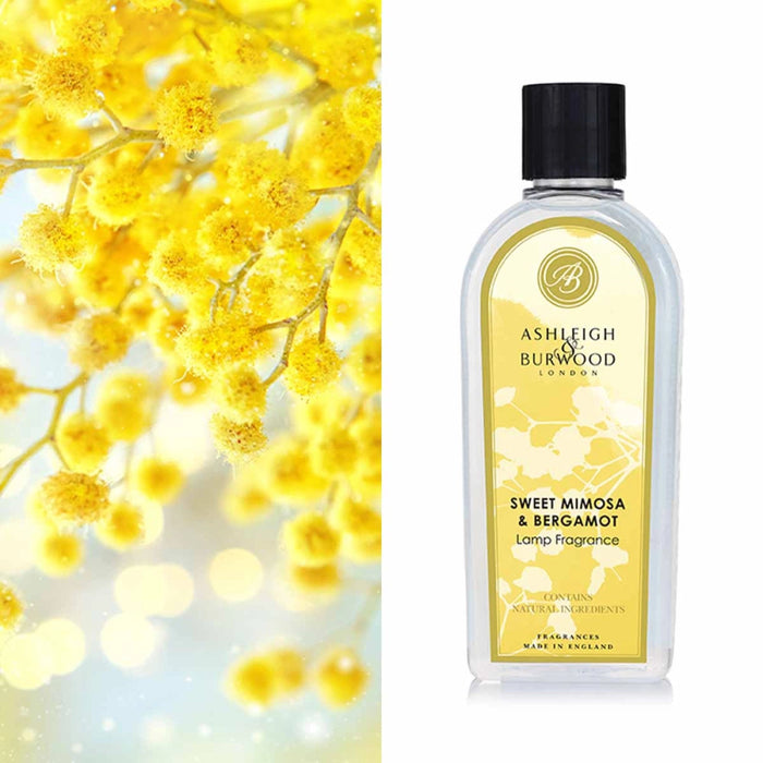 Life In Bloom: Lamp Fragrance - Sweet Mimosa & Bergamot - 500Ml - Home Fragrance - Ashleigh & Burwood - Bumbletree