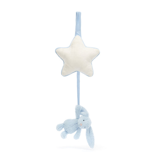 Jellycat Bashful Blue Bunny Musical Pull - Plush - Jellycat - Bumbletree
