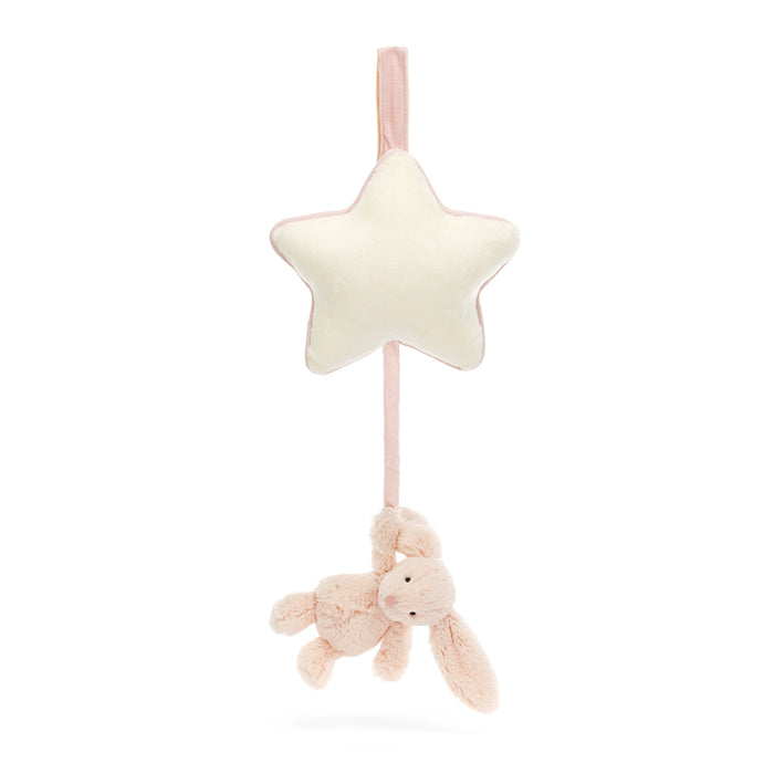 Jellycat Bashful Blush Bunny Musical Pull - Plush - Jellycat - Bumbletree
