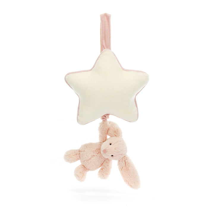 Jellycat Bashful Blush Bunny Musical Pull - Plush - Jellycat - Bumbletree