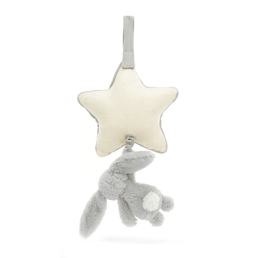 Jellycat Bashful Silver Bunny Musical Pull - Plush - Jellycat - Bumbletree