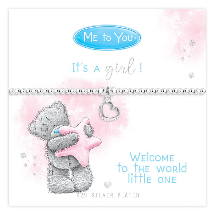 Life Charms 'It's A Girl' Me To You Bracelet - Jewellery - Life Charms - Bumbletree