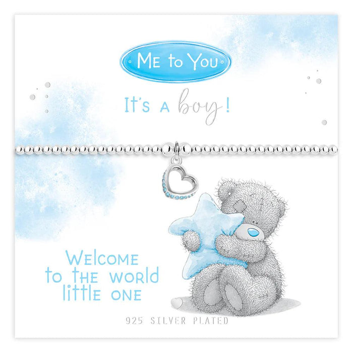 Life Charms 'It's A Boy' Me To You Bracelet - Jewellery - Life Charms - Bumbletree