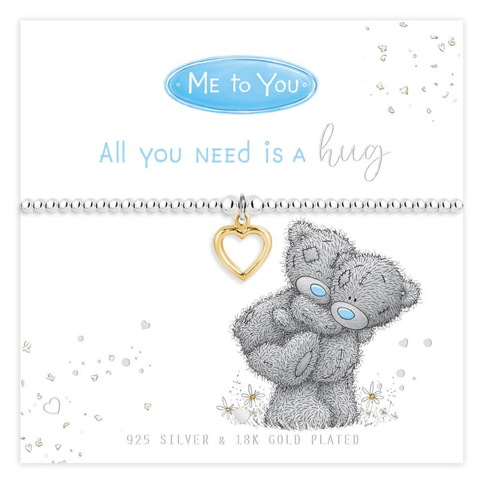 Life Charms 'All You Need Is A Hug' Me To You Bracelet - Jewellery - Life Charms - Bumbletree