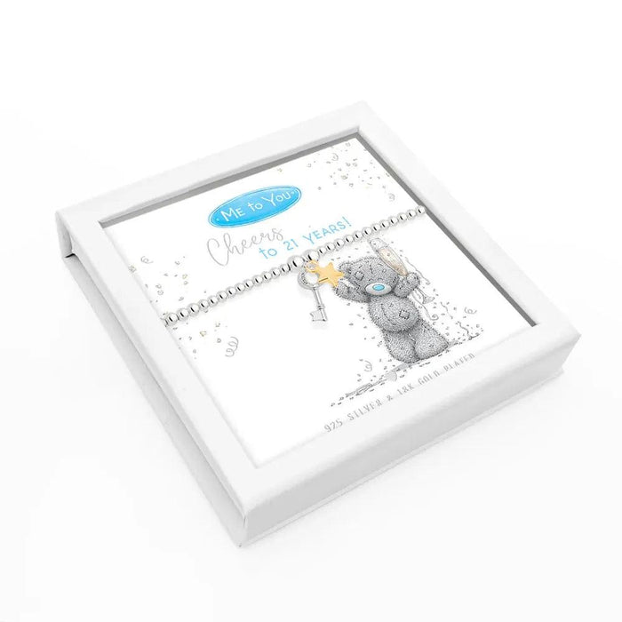 Life Charms 'Happy 21st Birthday' Me To You Bracelet - Jewellery - Life Charms - Bumbletree