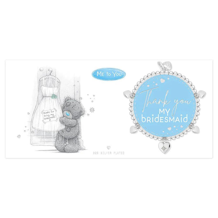 Life Charms 'Thank You Bridesmaid' Me To You Luxury Gift Box Bracelet - Jewellery - Life Charms - Bumbletree