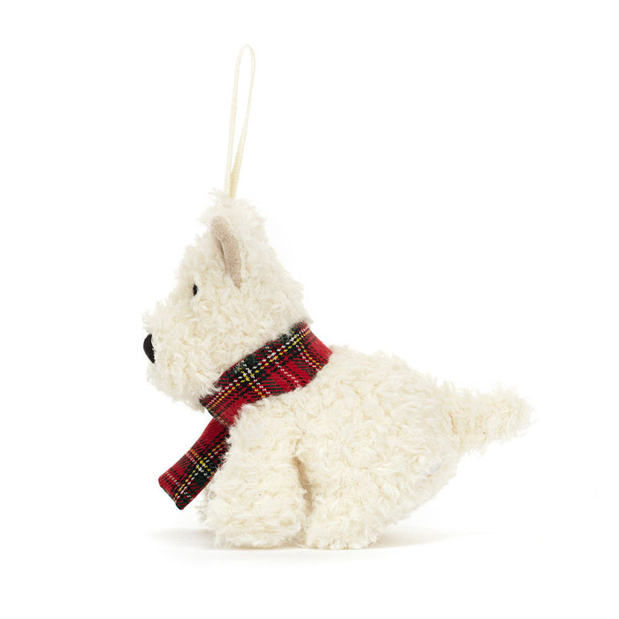 Jellycat Munro Scottie Dog Decoration - Plush - Jellycat - Bumbletree