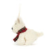 Jellycat Munro Scottie Dog Decoration - Plush - Jellycat - Bumbletree