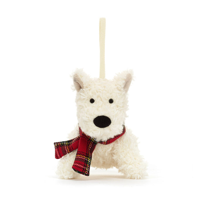 Jellycat Munro Scottie Dog Decoration - Plush - Jellycat - Bumbletree
