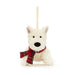 Jellycat Munro Scottie Dog Decoration - Plush - Jellycat - Bumbletree