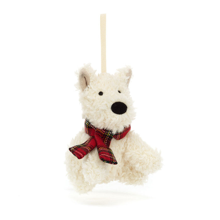 Jellycat Munro Scottie Dog Decoration - Plush - Jellycat - Bumbletree