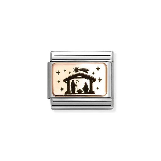 Nomination Classic Rose Gold Nativity Charm - Charms - Nomination - Bumbletree