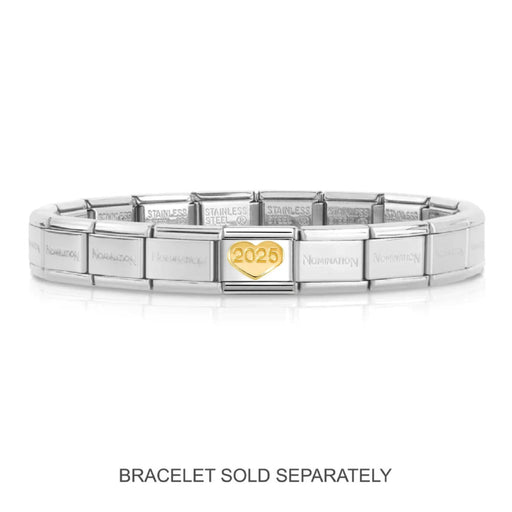 NOMINATION Classic Gold 2025 Heart Charm - Charms - Nomination - Bumbletree
