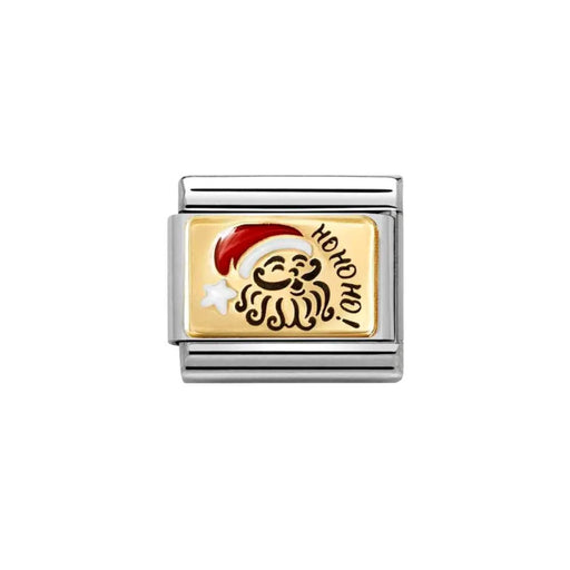 NOMINATION Classic Gold Ho Ho Ho! Santa Charm - Charms - Nomination - Bumbletree