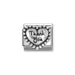 NOMINATION Classic Silver Thank You Beaded Heart Charm - Charms - Nomination - Bumbletree
