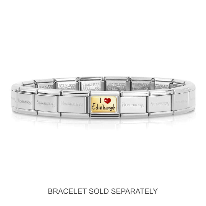 NOMINATION Classic Gold I Love Edinburgh Charm - Charms - Nomination - Bumbletree