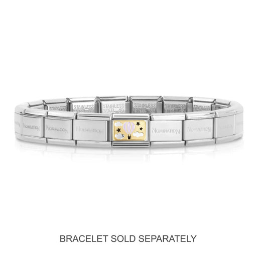 NOMINATION Classic Gold Pink Hot Air Balloon Charm - Charms - Nomination - Bumbletree