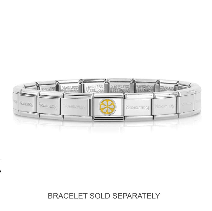 NOMINATION Classic Silver Lemon Slice Charm - Charms - Nomination - Bumbletree