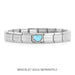 NOMINATION Classic Silver & Pastel Blue Heart Charm - Charms - Nomination - Bumbletree