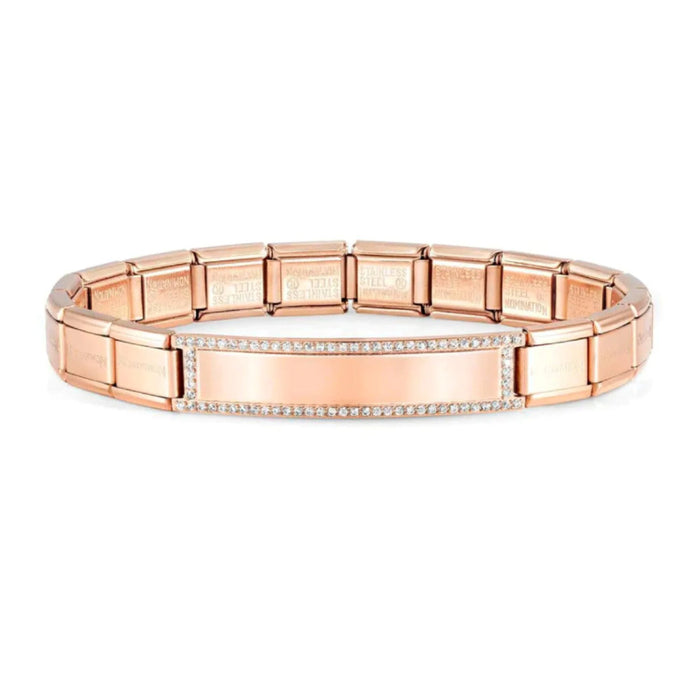 NOMINATION Trendsetter Rose Gold CZ Smooth Classic Charm