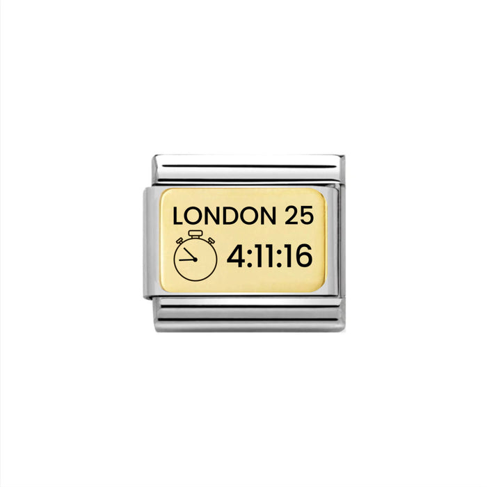 NOMINATION Classic Gold Personalised - Marathon Single Charm - Charms - Nomination - Bumbletree