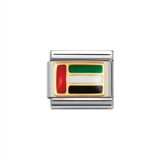 NOMINATION Classic Gold United Arab Emirates Flag Charm - Charms - Nomination - Bumbletree