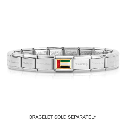 NOMINATION Classic Gold United Arab Emirates Flag Charm - Charms - Nomination - Bumbletree