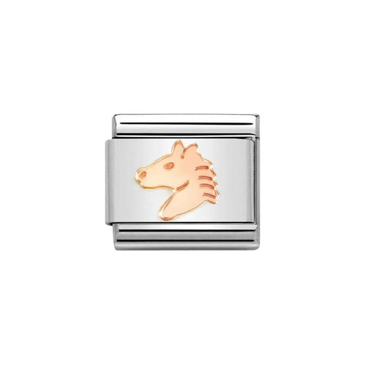 NOMINATION Classic Rose Gold Horse Charm - Charms - Nomination - Bumbletree