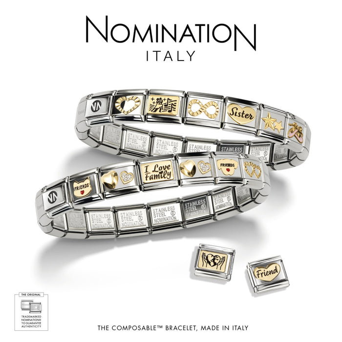 NOMINATION Classic Matt Gold Base Charm Bracelet - Jewellery - Nomination - Bumbletree