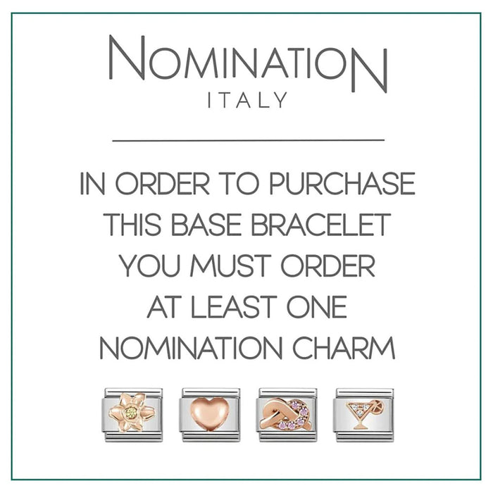 NOMINATION Classic Matt Gold Base Charm Bracelet - Jewellery - Nomination - Bumbletree