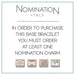 NOMINATION Classic Matt Gold Base Charm Bracelet - Jewellery - Nomination - Bumbletree