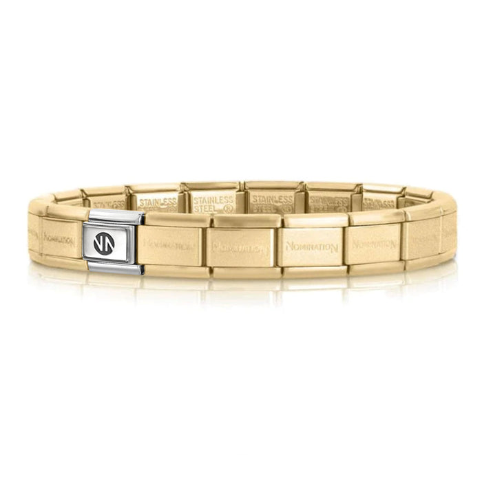 NOMINATION Classic Matt Gold Base Charm Bracelet - Jewellery - Nomination - Bumbletree