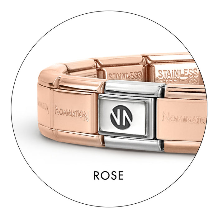 NOMINATION Classic Rose Gold Base Charm Bracelet - Jewellery - Nomination - Bumbletree