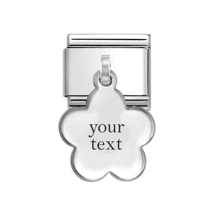 NOMINATION Classic Silver Flower Pendant Charm - Charms - Nomination - Bumbletree