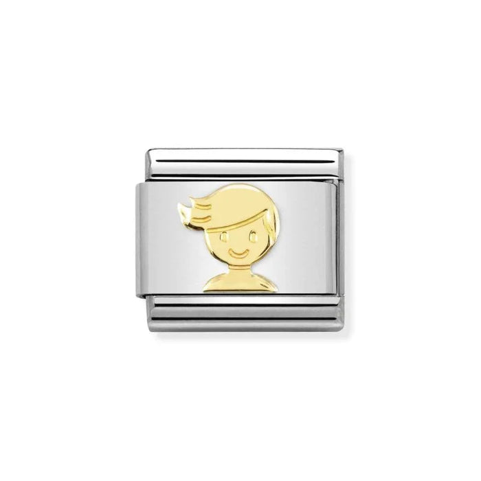 NOMINATION Classic Gold Boy Charm - Charms - Nomination - Bumbletree