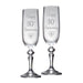 Personalised 30th Pearl Anniversary Champagne Flute Glasses - Gifts - Bumbletree - Bumbletree