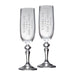 Personalised Wedding Day Champagne Flute Glasses - Gifts - Bumbletree - Bumbletree